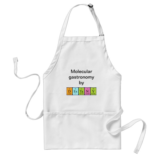 Destany periodic table name apron (Front)