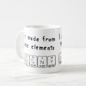 Destany periodic table name mug (Front Left)