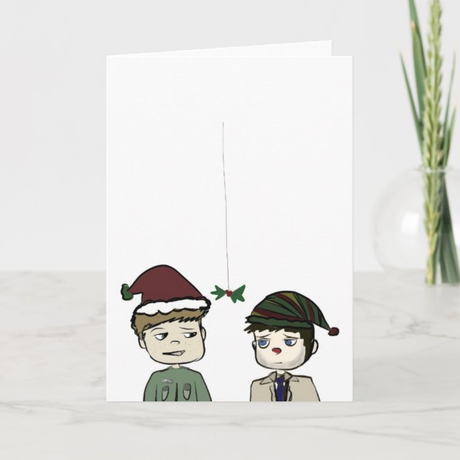 Destiel Holiday Card (Front)