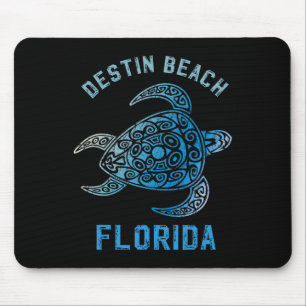Destin Beach Florida Fl Sunshine State Ocean Turle Mouse Mat