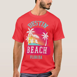 Destin Beach Florida Retro Sunset Men Women Kid No T-Shirt