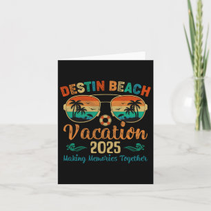 Destin Beach Florida Vacation 2025 Friends Family Card