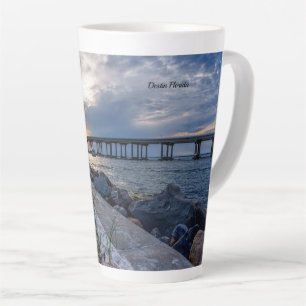 Destin East Pass Sunset Latte Mug