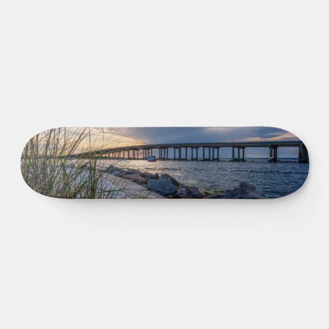 Destin East Pass Sunset Skateboard (Horz)