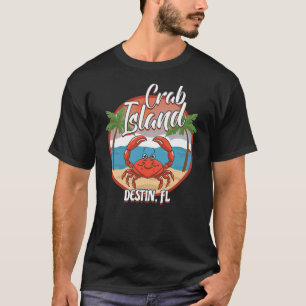 Destin FL Apparel, Famous Destin Island, Island Cr T-Shirt