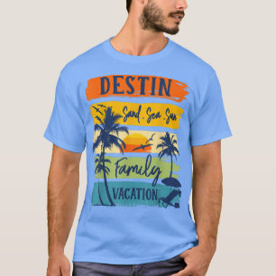 Destin Florida 2022 Matching Family Summer Vacatio T-Shirt