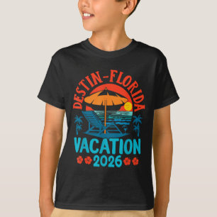 Destin Florida 2026 Family Vacation Beach Summer V T-Shirt