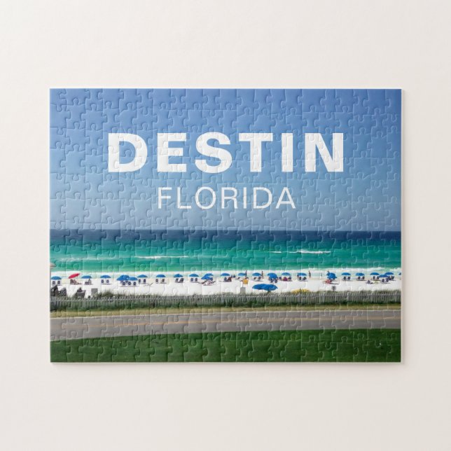 Destin Florida Beach Photography Seaside Jigsaw Puzzle (Horizontal)
