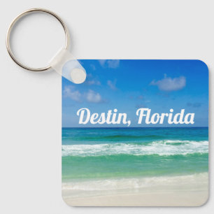 Destin Florida Beautiful Customisable Beach Photo Key Ring