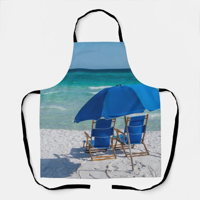 Destin Florida Chairs And Umbrella Apron (Front)