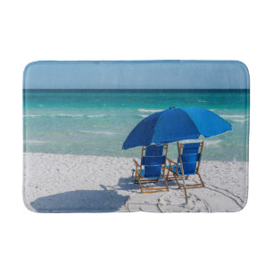 Destin Florida Chairs And Umbrella Bath Mat