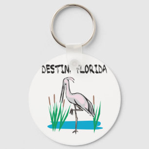 Destin Florida Crane Key Ring
