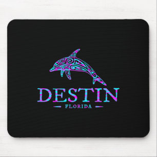 Destin florida dolphin boys girls mens womens mouse mat