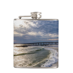 Destin Florida Evening Waves Flask
