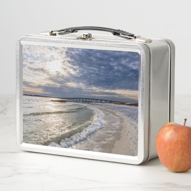 Destin Florida Evening Waves Lunchbox (In Situ)