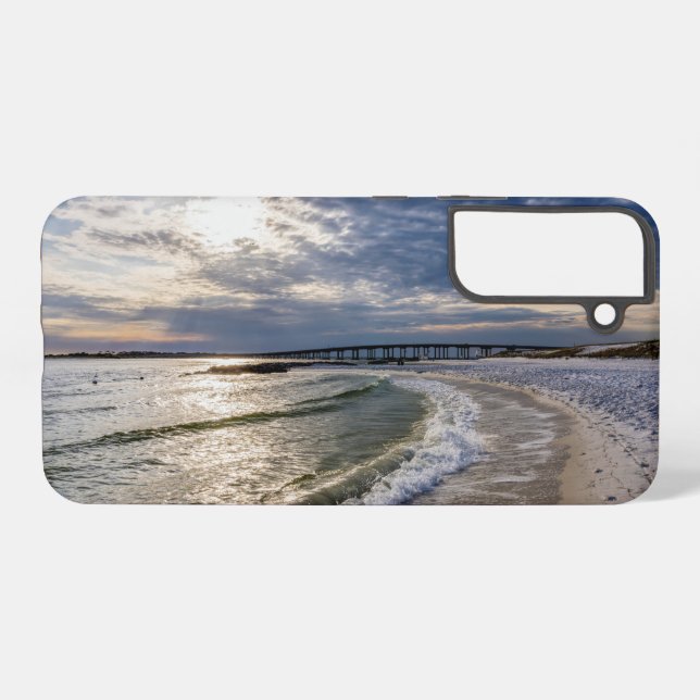 Destin Florida Evening Waves Samsung Case (Back Horizontal)