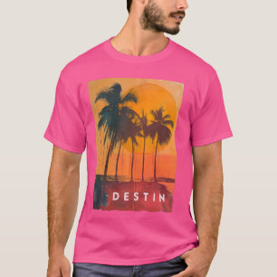 Destin Florida FL Beach Family Vacation Tropical S T-Shirt