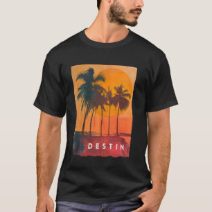 Destin Florida FL Beach Family Vacation Tropical S T-Shirt