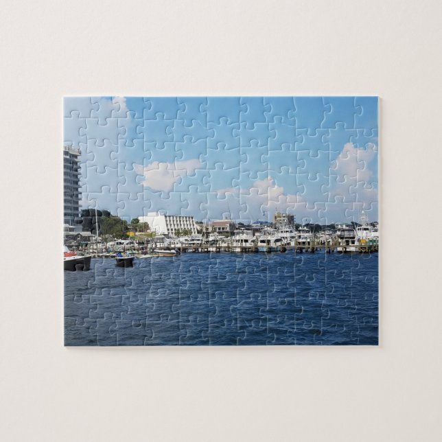 Destin Florida Marina Jigsaw Puzzle (Horizontal)