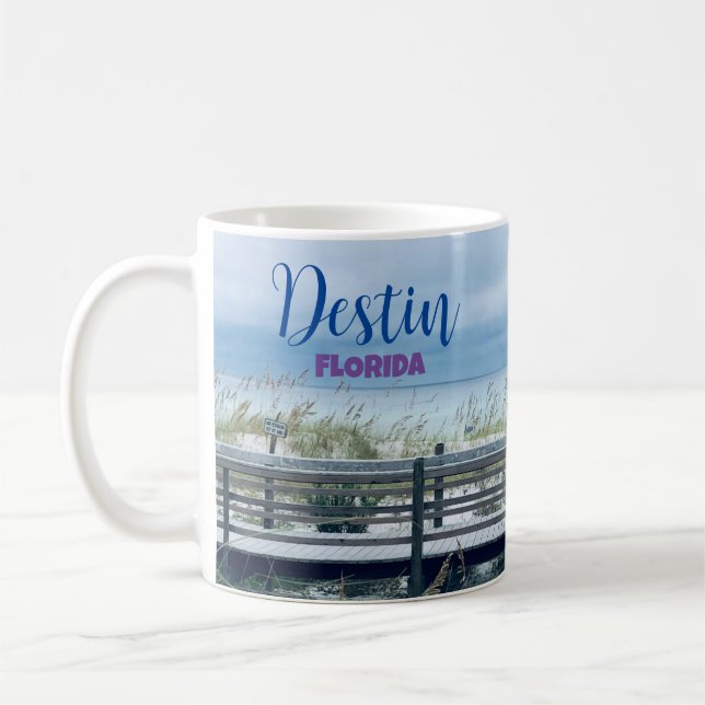 Destin Florida Scenic Coffee Mug Cup (Left)