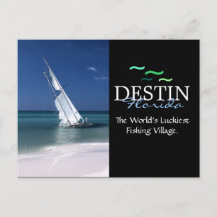Destin Florida, Worlds Luckiest Fishing Village Postcard