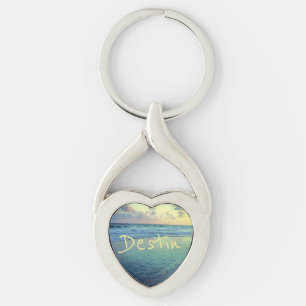 Destin Gulf Shoreline Key Ring