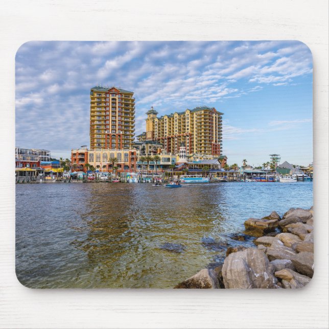 Destin Harbour Boardwalk Mousepad (Front)