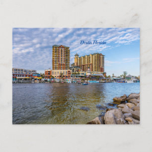 Destin Harbour Boardwalk Post Card