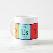 Destin periodic table name mug (Front Left)