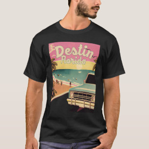 Destin Retro Beach Vacation Graphics Destin Florid T-Shirt