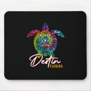 Destin Tie Dye Sea Turtle Florida Matching Family Mouse Mat