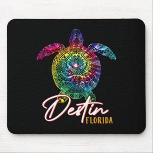Destin Tie Dye Sea Turtle Florida Matching Family Mouse Mat
