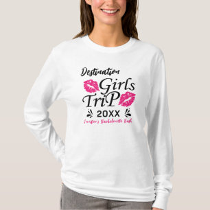 Destination Bachelorette Hen Party Name Year Group T-Shirt