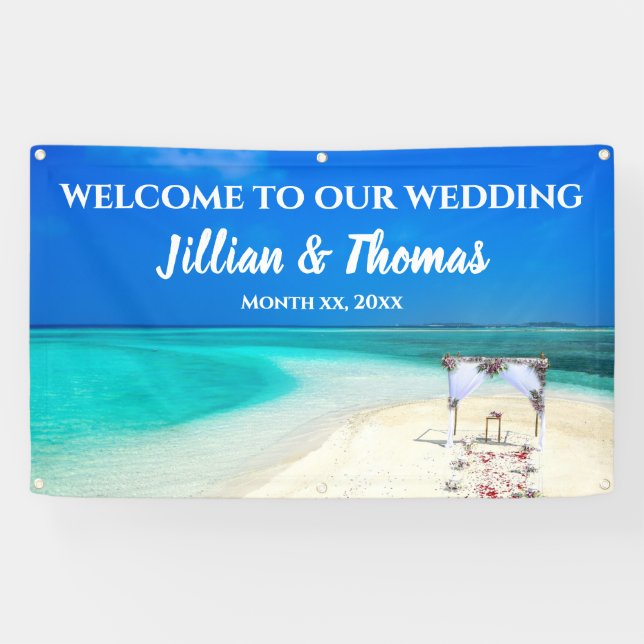 Destination Beach Wedding - Banner (Horizontal)