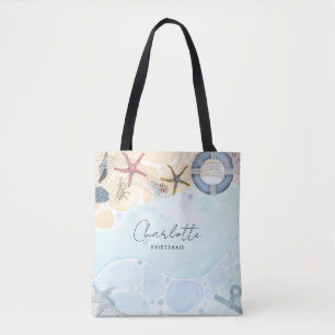 Destination Beach Wedding Coastal  Tote Bag