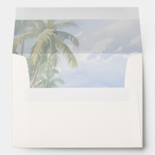 Destination Beach Wedding Envelope