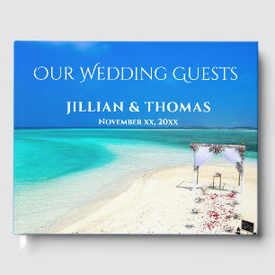 Destination Beach Wedding Guest Book