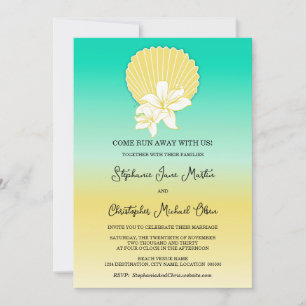 Destination Beach Wedding Invitation