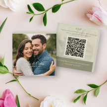 Destination Cruise Ship Photo Wedding QR Code