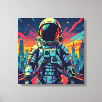 DESTINATION EARTH-18 CANVAS PRINT