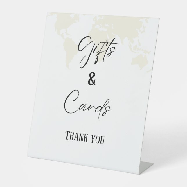 Destination Gifts and Cards Bridal Shower  Sign (Front)