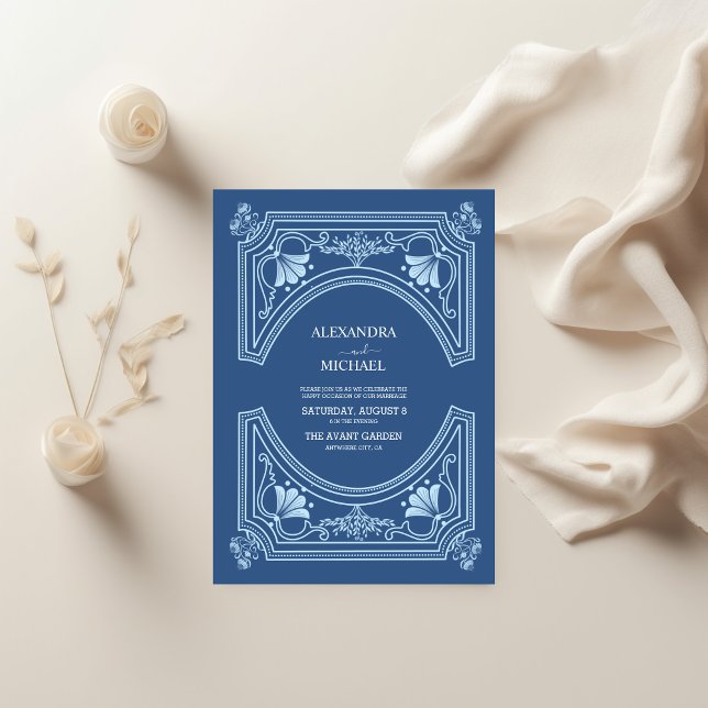 Destination Greece Santorini Wedding Invitation (Creator Uploaded)