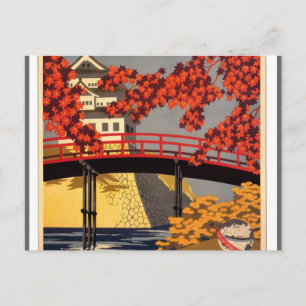 Destination: Japan Travel Poster Postcard
