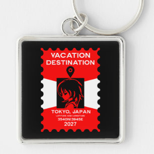 Destination Japan Vacation Key Ring