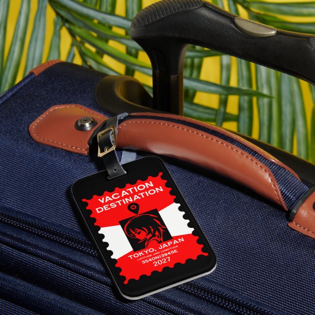 Destination Japan Vacation Luggage Tag (Front Insitu 1)