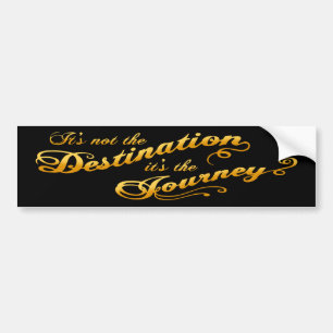 Destination Journey Bumper Sticker