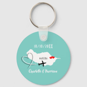 Destination Madeira Wedding Key Ring