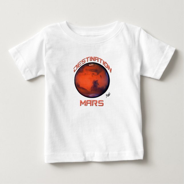 Destination Mars Baby T-Shirt (Front)