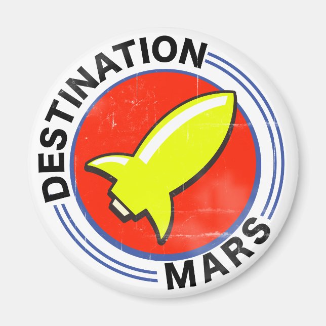 Destination Mars Magnet (Front)