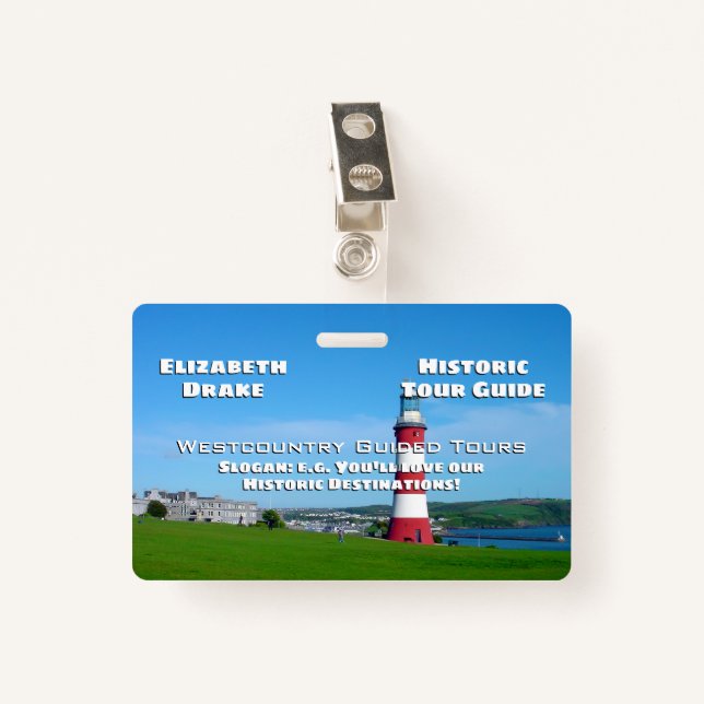 Destination Planner or Tour Operator ID Badge (Front with Clip)